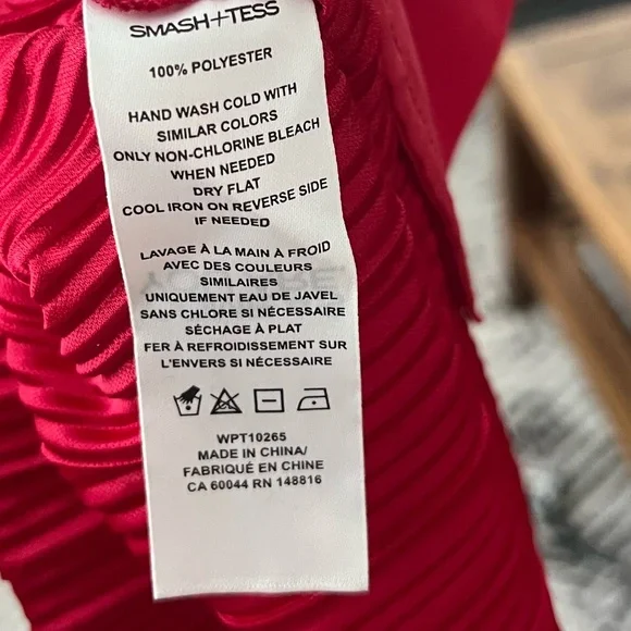 NWT Smash + Tess Tasia Wide Leg Pleated Pant - Picture 5 of 5